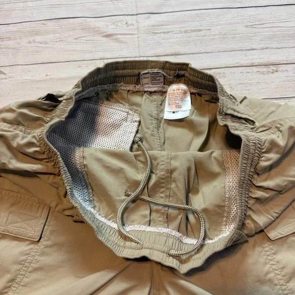 Columbia Beige Khaki Convertible Casual Performance Pants‎ Shorts Men's Size L - Picture 9 of 15